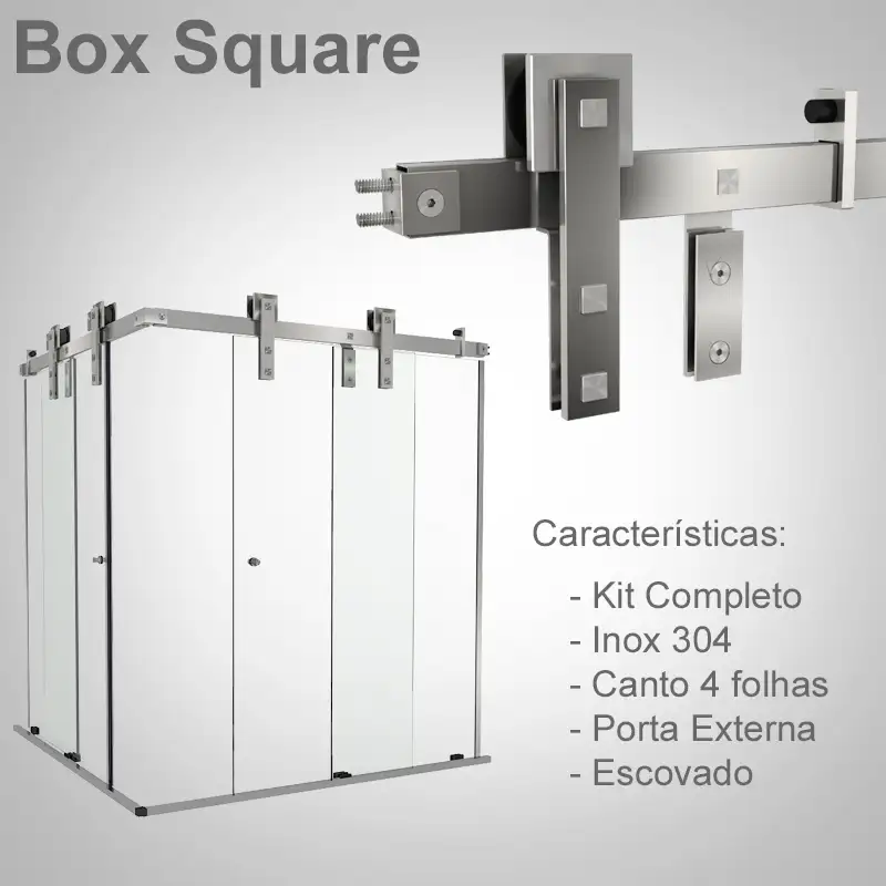 Canto 4 Folhas Escovado